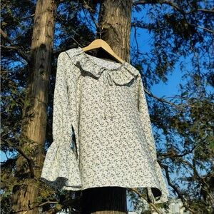 Floral Pattern Liberty Cotton Blouse